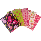 Oh Happy Day Fat Quarters Bundle par Anna Bella 5 pièces (2628-00)